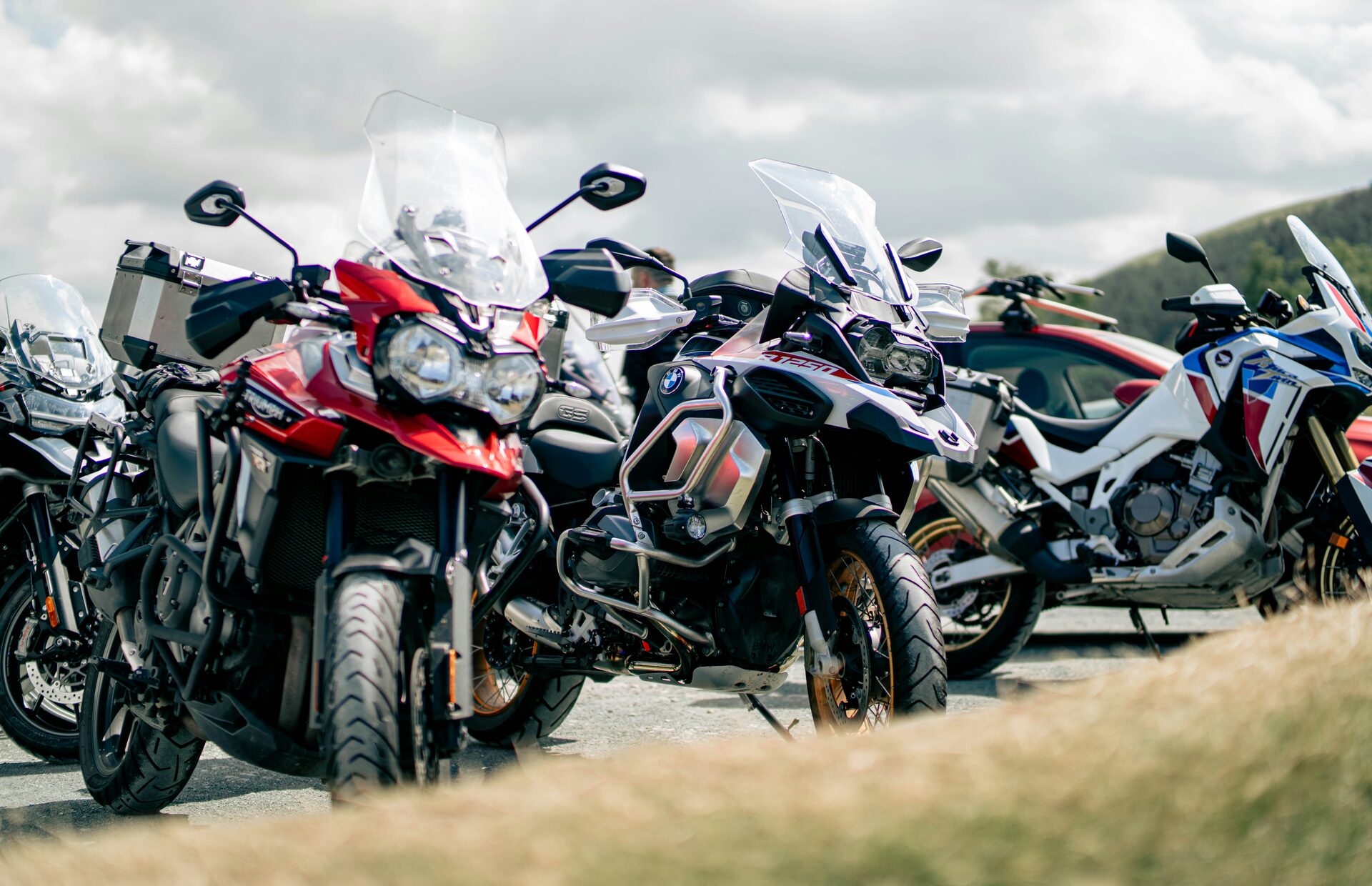 Motorrad-Reisende